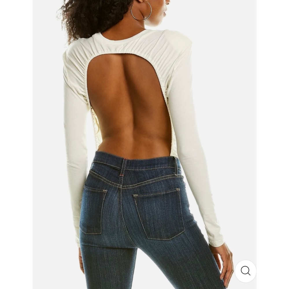 Weworewhat Danielle Bernstein Open Back Bodysuit … - image 2